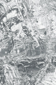 Silber / A6 (105 x 148 mm / 4.1 x 5.8 in) / Ohne Rahmen